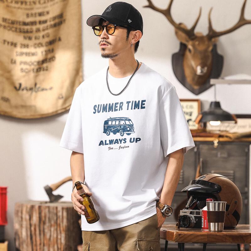 JIELEINUO Men s Sorona Ice Silk Cooling Loose Fit T-Shirt 2XL