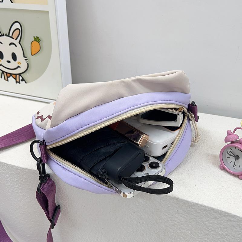 Lightweight Versatile Tote Bag Girl Personality Cute Printed Student Shoulder Bag Large Capacity Crossbody Tote Bag