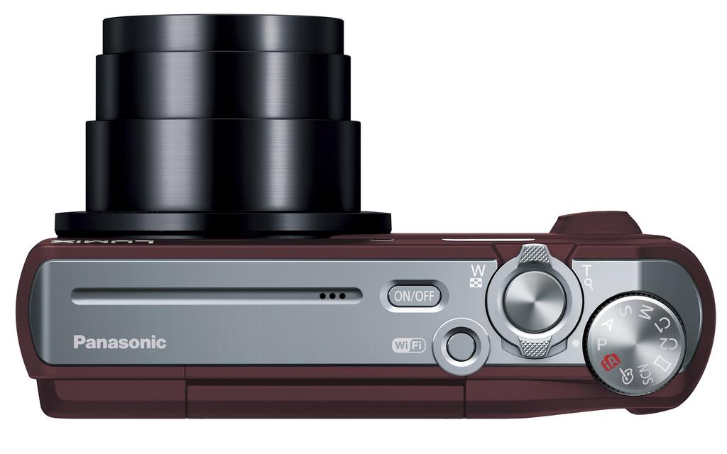 Panasonic Lumix TZ57 Digital 20x Optical Camera, Zoom, Brown, DMC-TZ57-T