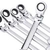Ratchet Wrench of Keys Spanner Set Hand Tool 72-Tooth Ratcheting Flexible Head Mirror Finish 6mm-27mm Auto and Home Repair Amagi