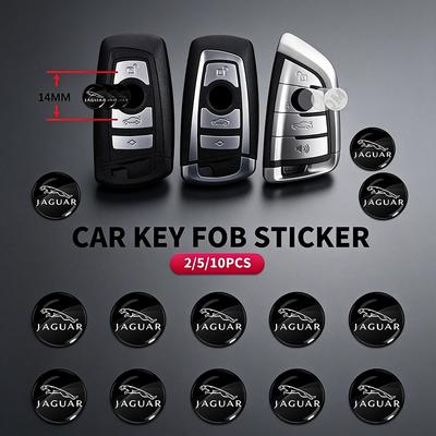 Naklejka z logo samochodu na kluczyk do pilota samochodowego 14mm Dla-XE XF XJ XS B99 X-TYPE F-PACE I-PACE E-PACE F-PACE S-TYPE C-TYPE C-X16 C- X75 E-TYPE