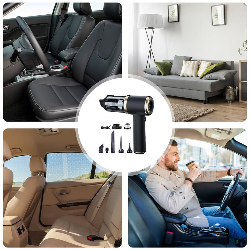 Car Vacuum Portable Vacuum Cleaner 5500Pa Compact Vacuums Car Accessories Car Cleaning Kit For Car Home