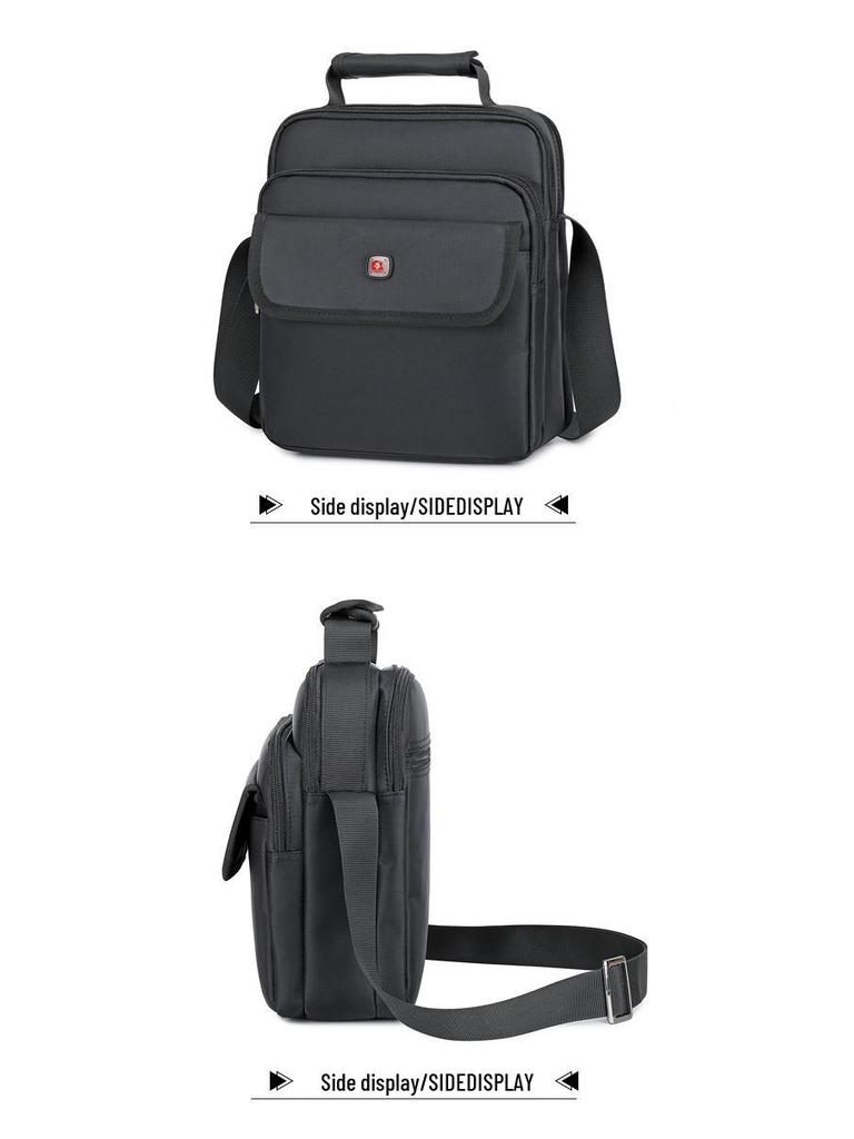 Pánská oxfordská taška přes rameno Swiss Army Knife: Vertikální crossbody a kabelka pro dojíždění do práce