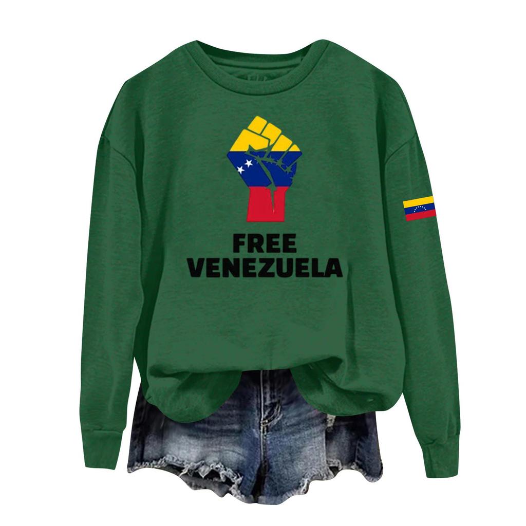 Damen bedruckter lässiger Sport-Kapuzenpullover mit langen Ärmeln und rundem Ausschnitt