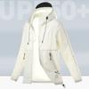 Men Summer Sunscreen Coat Hooded Thin Anti-UV Sunshade Long Sleeves Fishing Skin Jacket