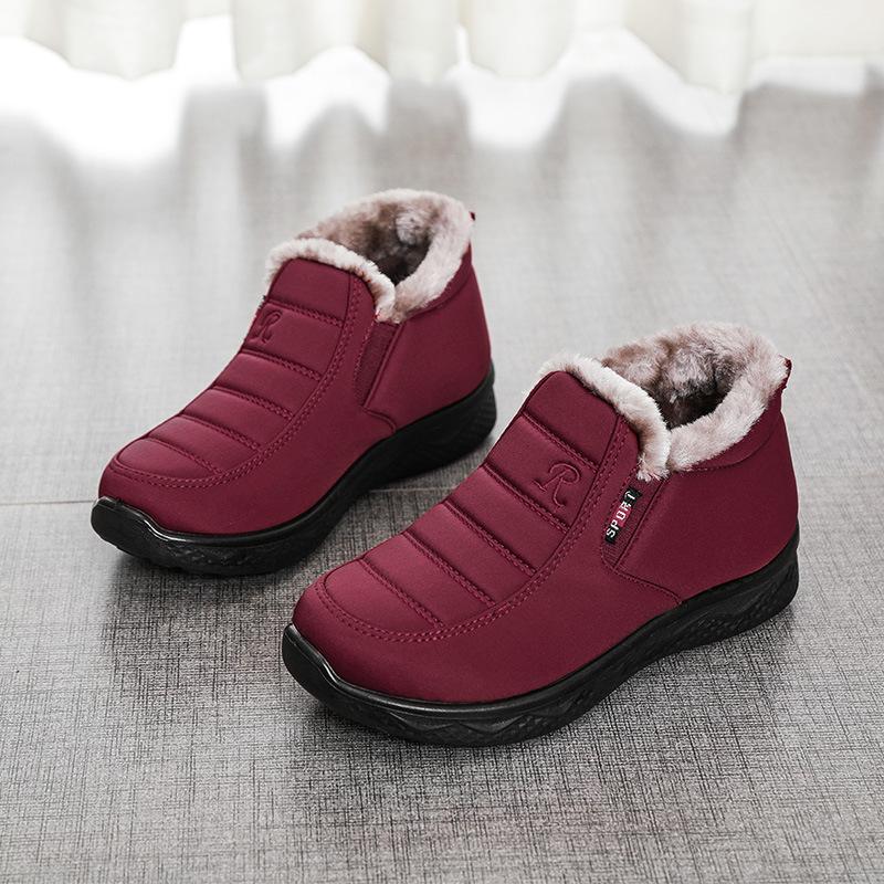 Fashion Women's Boots Unisex Winter Shoes Women Waterproof Snow Boots Female Slip On Casual Shoe Plush Footwear Men's Ankle Botas