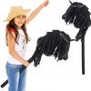 Horse Head On a Stick Sound Plush Hobby Horse Pony Black