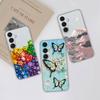 Case For Samsung Galaxy S25 FE Plus Ultra Clear Painted Flowers Back Cover For Samsung S 25 Ultra Soft Shockproof Phone Cases
