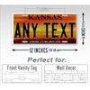 Custom Kansas Americas Heartland Metal Sign Personalized Dustproof Waterproof Home Wall Decor (Decoration Only)