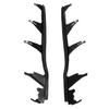 1 Pair Car Headlight Cover Gasket 63128384490 Strong Sealing Black Rubber Flexible Replacement For 3 SERIES E46 Pre‑LCI