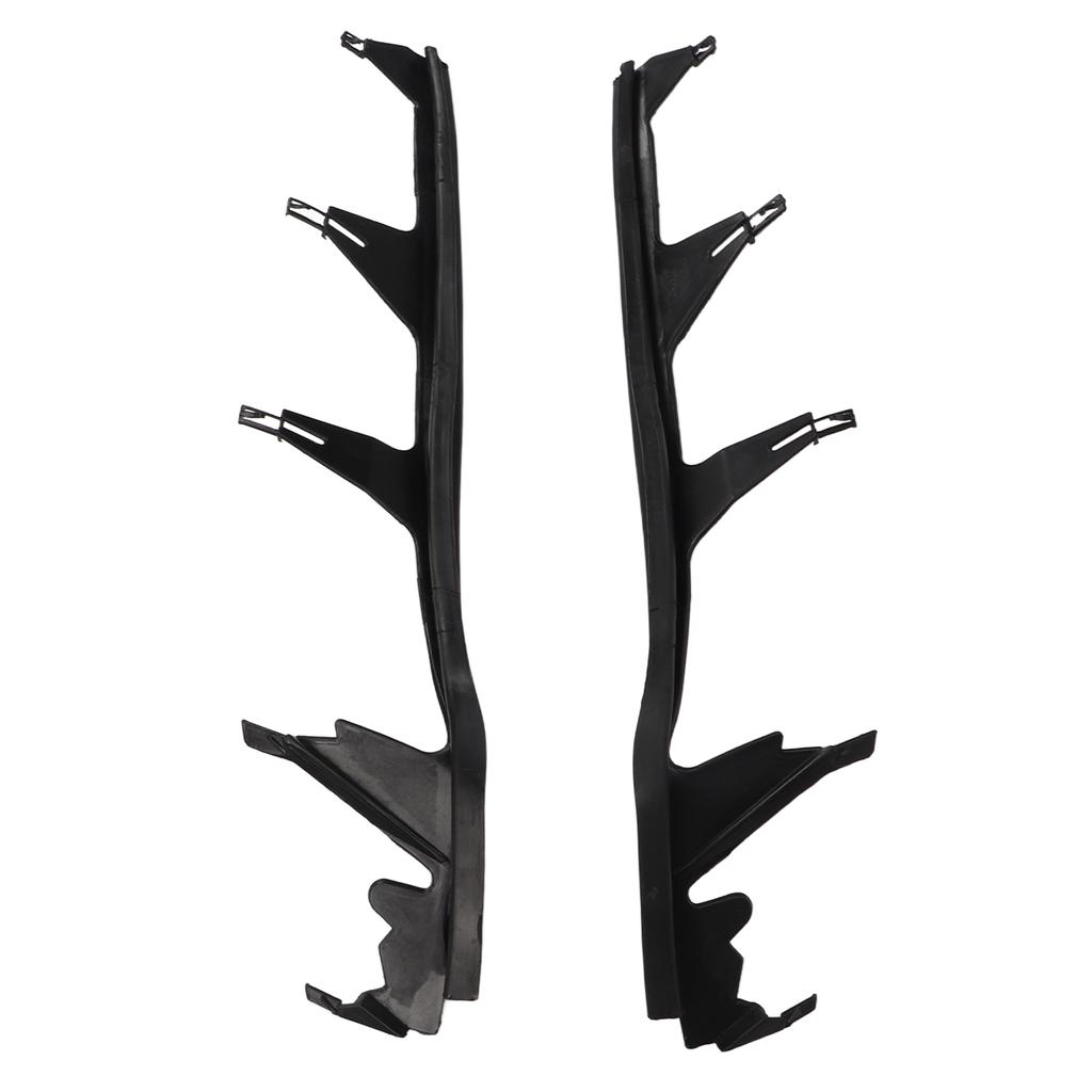 1 Pair Car Headlight Cover Gasket 63128384490 Strong Sealing Black Rubber Flexible Replacement For 3 SERIES E46 Pre‑LCI