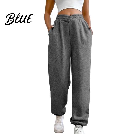 Women Sweatpants High Waisted Loose Fit Sport Pants with Casual Trousers Pockets Crossover Joggers Athletic Comfy Workout Breathable