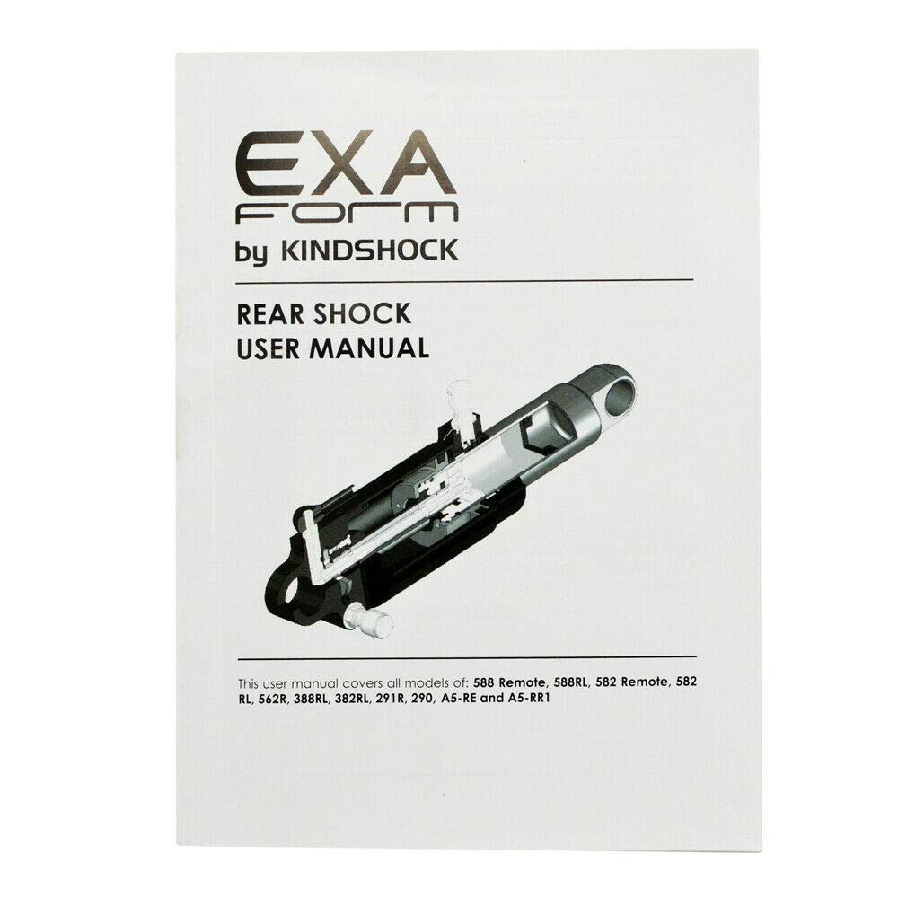 KIND SHOCK KS EXAForm 588RL Dual Air Rear Shock With VH2153 Lockout,190X50mm,