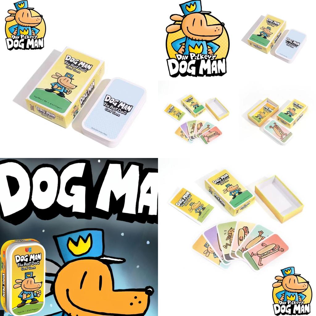 Dog Man Detective Dog Fun Party Game Card Deck For Interactive Family Entertainment