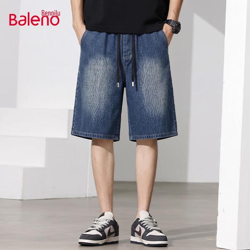 

Baleno Men s Straight-Leg Denim Shorts 2XL