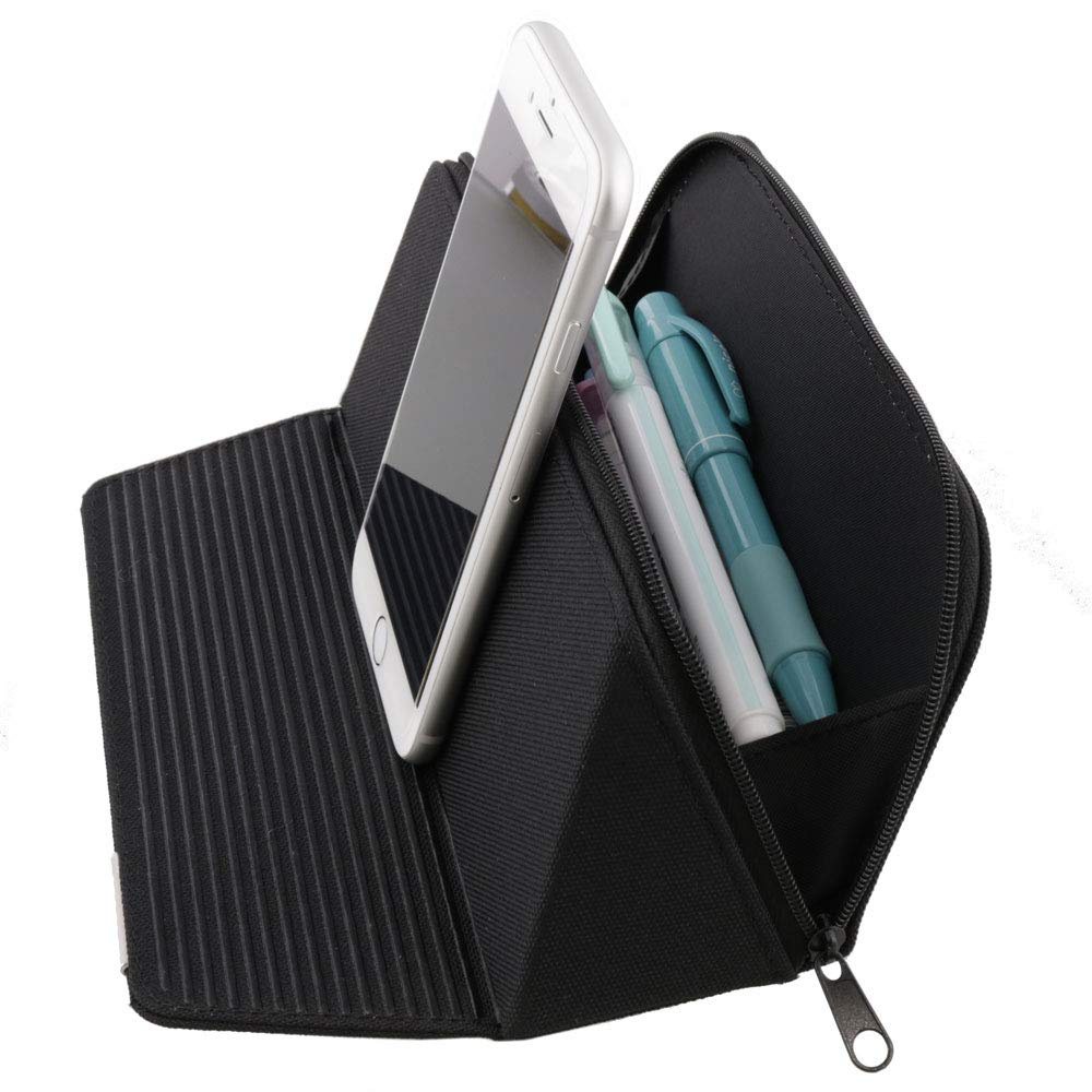 Sunstar Stationery Pen Case Smartphone Stand Smand Black S1423185
