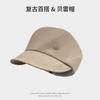 One Hat and Five Wearing Retro Cotton and Linen Octagonal Cloud Hat Summer Color Button Forward Hat Show Face Small Beret