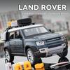 1:24 Land Rover Defender SUV Off Road Vehicle Alloy Diecast Sound & Light Car Model Collection Ornaments Toys With Children Gift