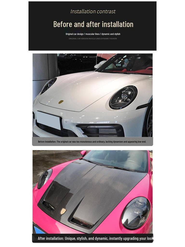 Porsche 911 992 Carbon Fiber Hood