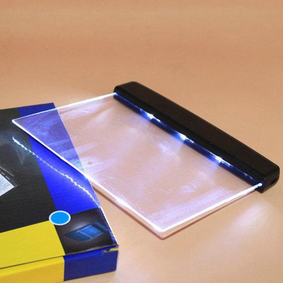 Reading Light Lightweight Portable Clear LED Book Full Page Light Durable Study Lamp Board for Home School
