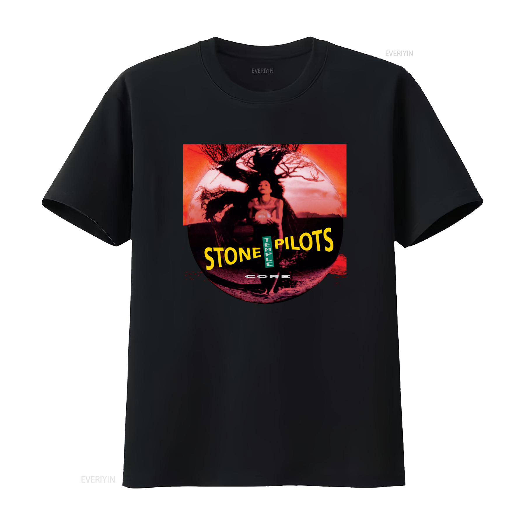 

Cotton T Shirt Core Stone Temple Pilots Album Dean DeLeo Robert Band Merch vintage Washed homme Breathable Versatile Stretched 4XL