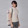 Yoga Clothes Women's Quick-drying Running Tight Sports Top Stand-up Collar Zipper Cycling Short-sleeved Jacket Pilates Top Summer