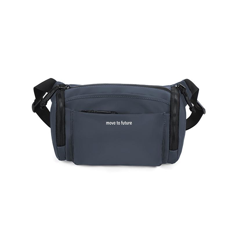 Men's Large Capacity Shoulder Bag Sports Waist Bag Commuter Travel Shoulder Mobile Phone Bag