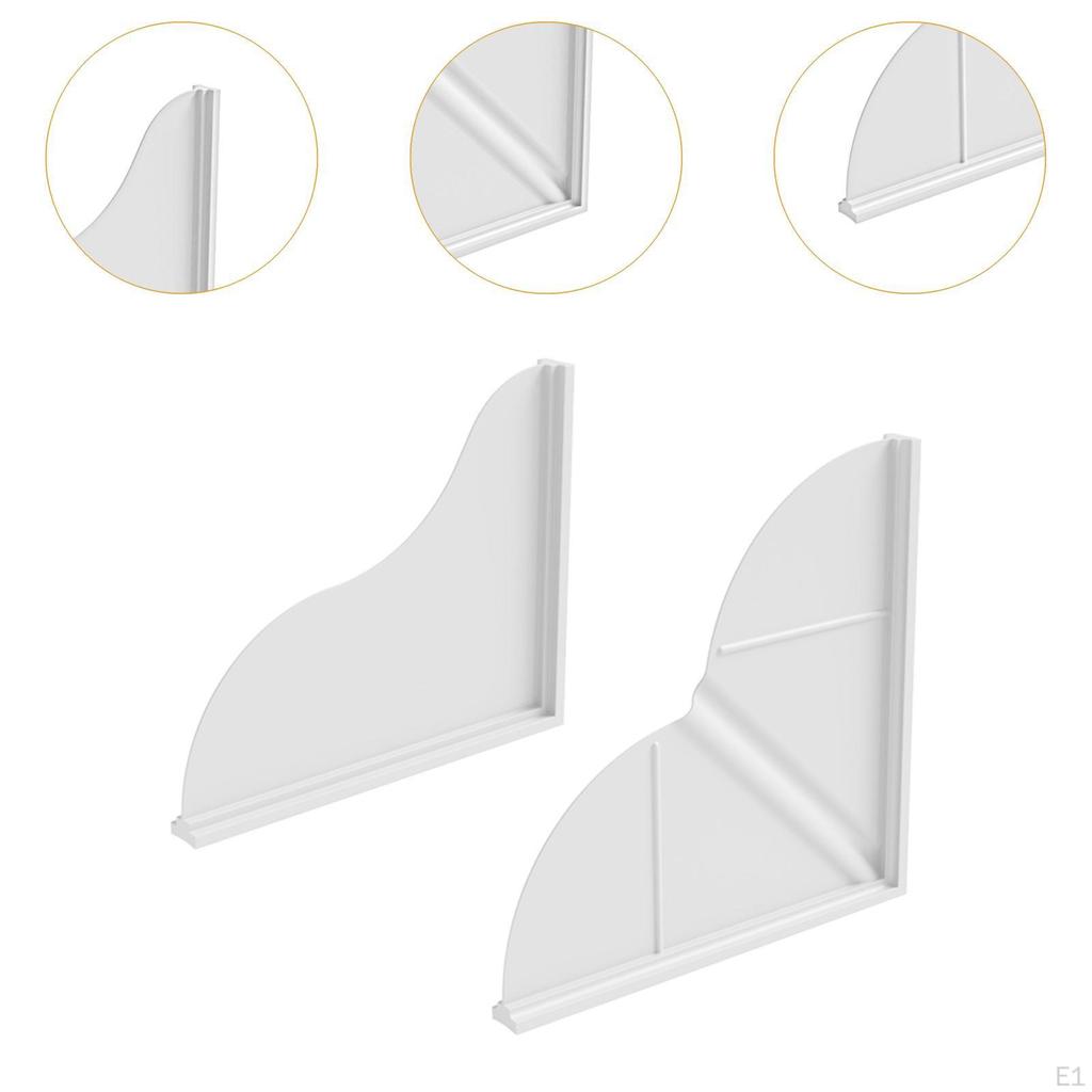 2 Pieces Guard, Bath Tub Guards, Accessory Versatile Portable Durability Premium Silicone Reusable