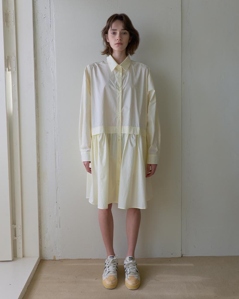 Nokeontencheu 177. Plain Shirt Dress _ Butter