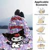 1pc. Cute Kuromi Patterned Blanket - Perfect for Home, Office, Outdoor Use, Gift Idea, Suitable for All Seasonsz041776