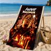 Custom Name Halloween Horror Movie  Beach Towel Microfiber Beach Towel, Lightweight and Quick-Dry, for Summer Travel, Swimming Pool Gift