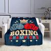 3D Boxing Printing Blanket blankets for beds Flange Warm blanket Home travel blankets bed linings birthday gift