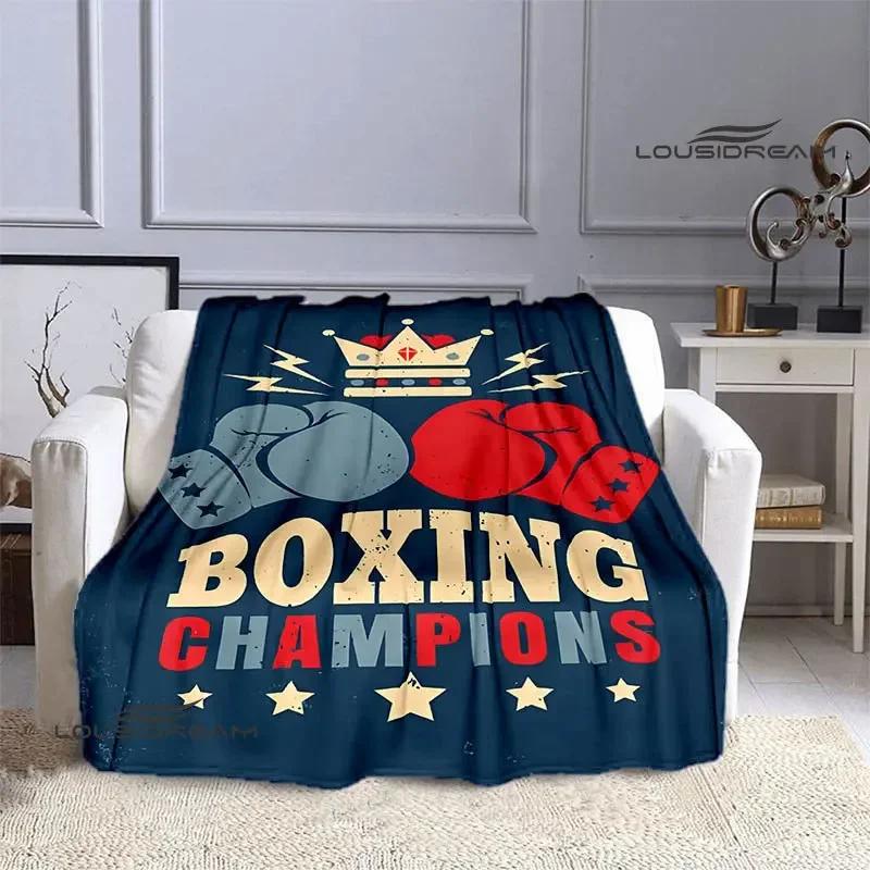 3D Boxing Printing Blanket blankets for beds Flange Warm blanket Home travel blankets bed linings birthday gift