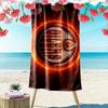 Edmonton Oilers Print Beach Towel, Large Soft Quick Dry Towel for Beach Camping Swimming