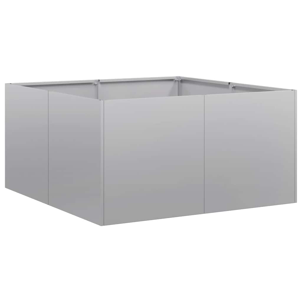 Pot 80X80X40 Cm Galvanized Steel