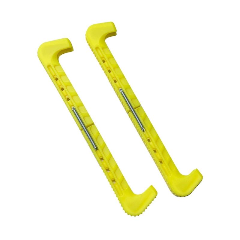 

Ice Skating Figure Skate Blade Cover Adjustable Hockey Skate Protector Covers Replacement Skate Guards Protector жёлтый