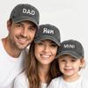 Adjustable Parent-child Baseball Hats DAD MOM MINI Printed Outdoor Sunscreen Hats For Man Women