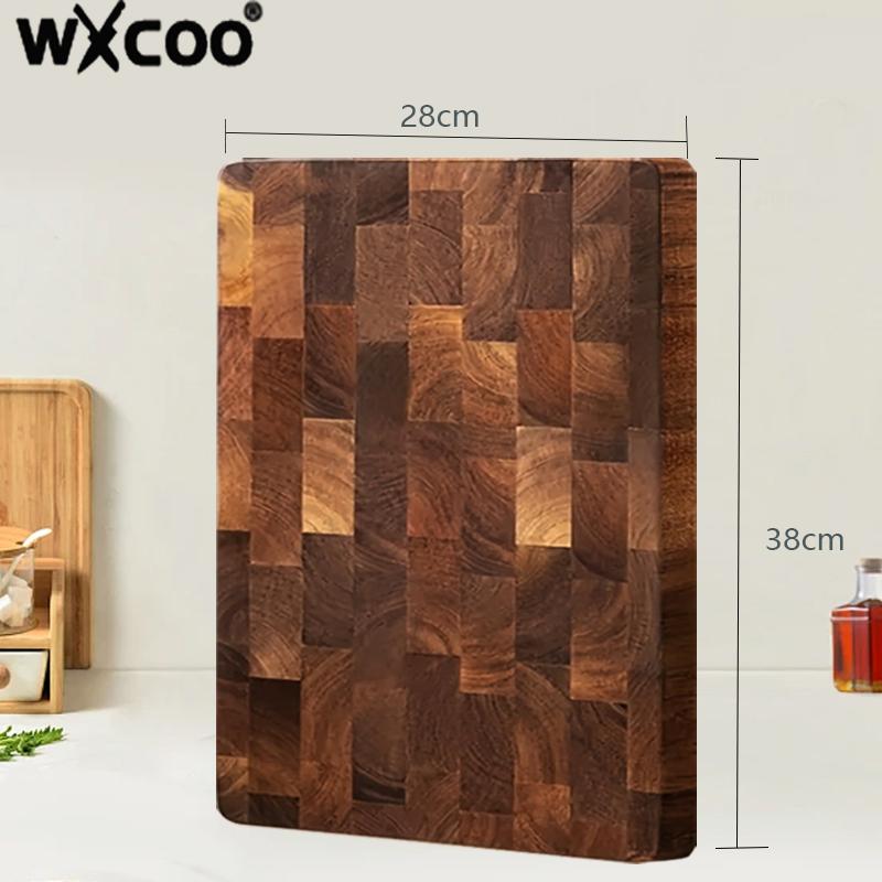Kitchen Double-sided Cutting Board Thickened Acacia Wood Chopping Board Ideal for Cutting Meat Cheese Vegetable Solid Wood Board