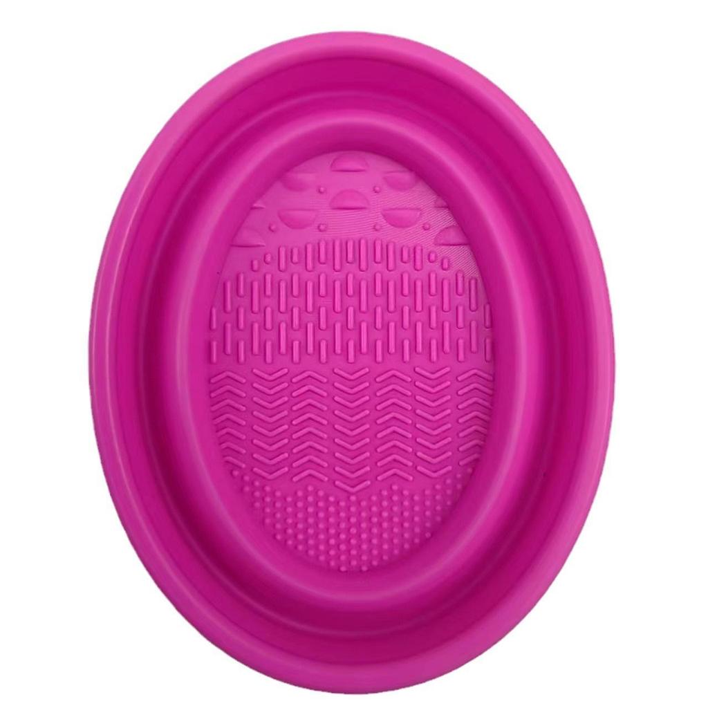 Silicone Makeup Brush Cleaning Bowl & Puff Pad Artifact