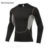 Men's Quick-Dry Long Sleeve Sports Shirt: Basketball, Running, Cycling, Fitness Wear, High Elastic & Breathable.