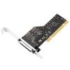 PCI To Parallel 25pin DB25 Pin Adapter For Desktop PC Printer Pci Adapter Card