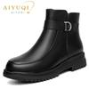 Fashion AIYUQI Women's Snow Boots Genuine Leather 2025 New Winter Mom Boots Anti Slip Large Size Natural Wool Women's Ankle Boots