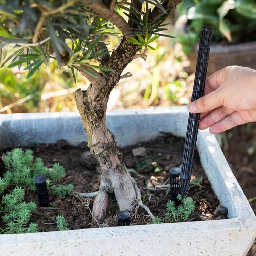 10PCS Plastic Plant Aeration Tubes Prevent Root Rot Improve Soil Air Circulation Root Ventilation Pipes