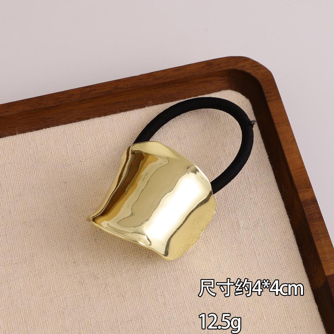 

Корейская мода металлические нерегулярные двухслойные резинки для волос веревки женская повязка на голову эластичная повязка для волос держатель для хвоста аксессуары для волос One Size