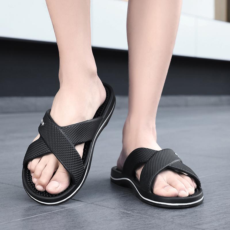 Scarpe da Massaggio da Uomo Calzature da Casa Traspiranti Ciabatte da Bagno Pantofole da Camera Uomo Eva Morbide Infradito Sandali da Spiaggia Taglia Grande 48
