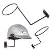1PCS Black White Motorcycle Helmet Holder Hanger Rack Wall Mounted Hook for Coats Hats Caps Helmet Rack Black Steel Accessories