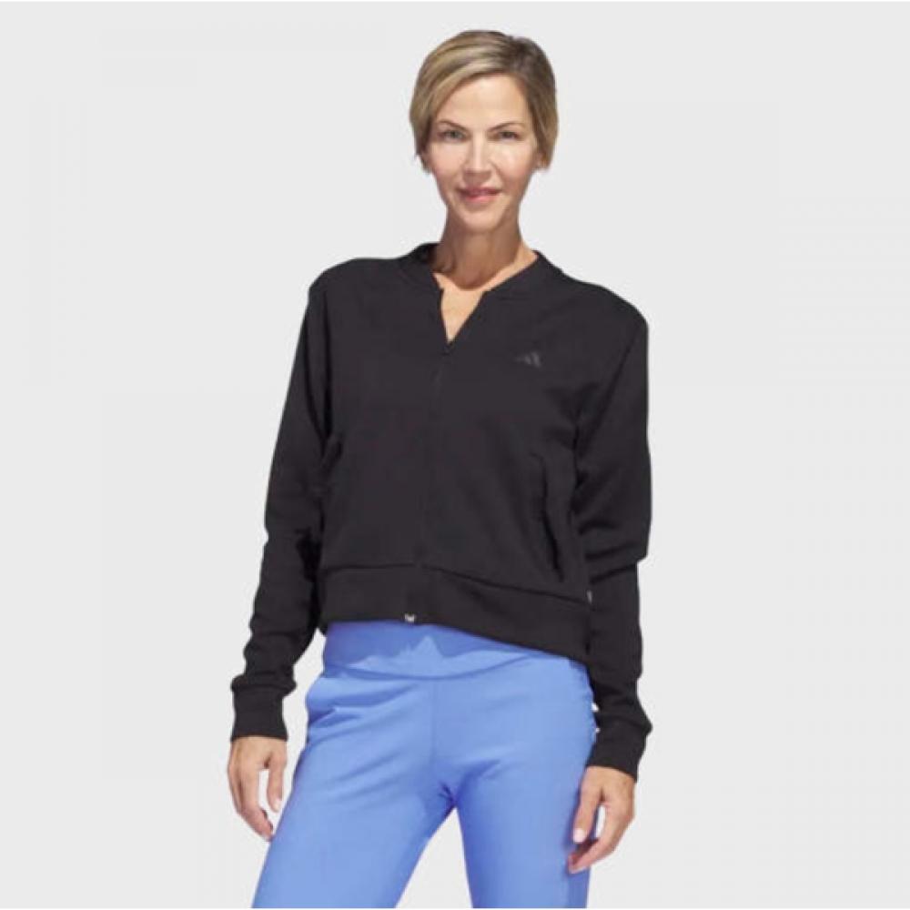 

AdidaS Golf 23SS Women S Knitted Bomber Jacket hS8981 Black HS8981 (black)/AXS