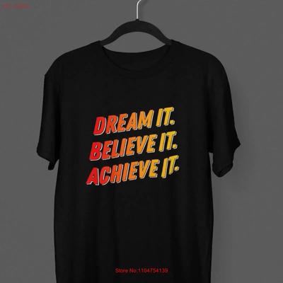 G A Best Dream It Believe Achieve T Shirt tOP daS Ne Vintage Washed Top For Everyday Wear Fashion Designer Clothes Soft