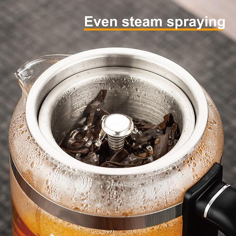 Xiaomi 1.5L Electric Kettle Office Black Tea Pu'er Glass Steam Teapot Auto Keep Warm Boiling Tea Kettle 4Gear Home Health Pot 600W
