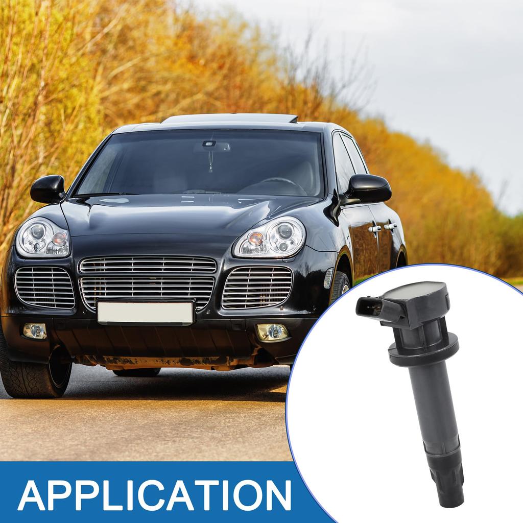 A ABSOPRO Auto Parts Ignition Coil 19500-B2030 Daihatsu Hijet Atley 2010 Black